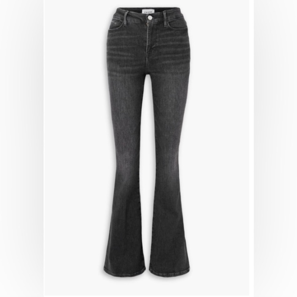FRAME le super high rise flared denim jeans